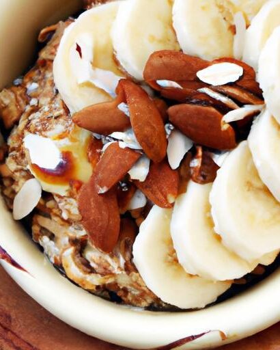 Energize Mornings with Almond Butter Banana Oat Bowl Delight