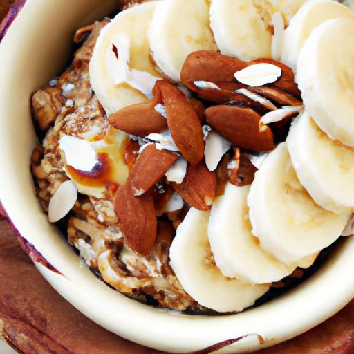 Energize Mornings with Almond Butter Banana Oat Bowl Delight