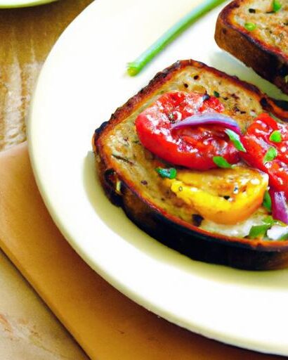 Brighten Your Breakfast: Ricotta & Tomato Toast Delight