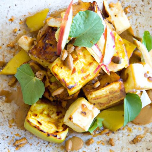 Fiery Tofu Meets Creamy Coconut: A Flavorful Fusion Feast