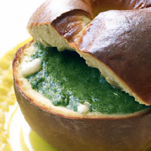 Creamy spinach​ Dip Served‍ in a Homemade ​Bread Bowl Delight