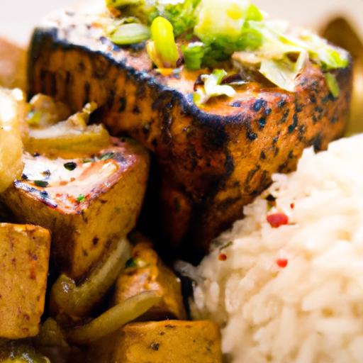 Fiery Tofu Meets Creamy Coconut: A Flavorful Fusion Feast