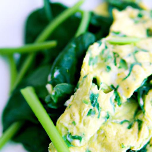 wholesome spinach Scrambled Eggs: A Nutritious Start