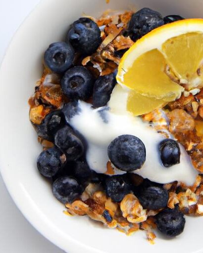 Zesty Blueberry Lemon Granola: A Bright Breakfast Boost