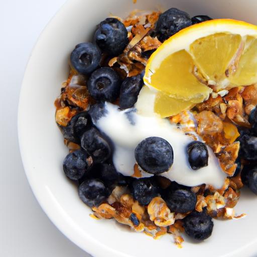 Zesty Blueberry Lemon Granola: A Bright Breakfast Boost