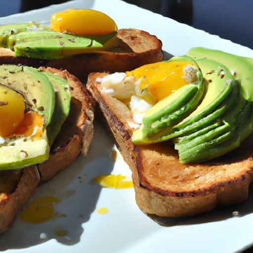 Egg Salad Avocado Toast: A Colorful Culinary Illustration