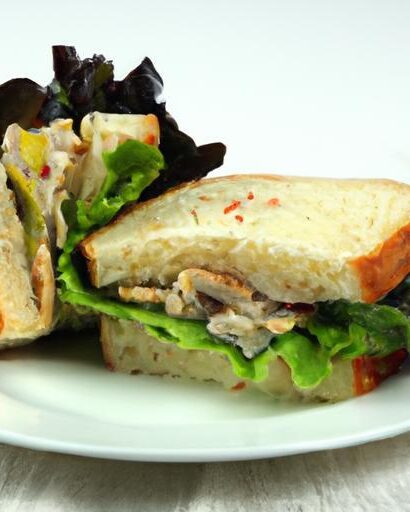 Crunchy Chicken Caesar Sandwich: A Classic Twist to Savor