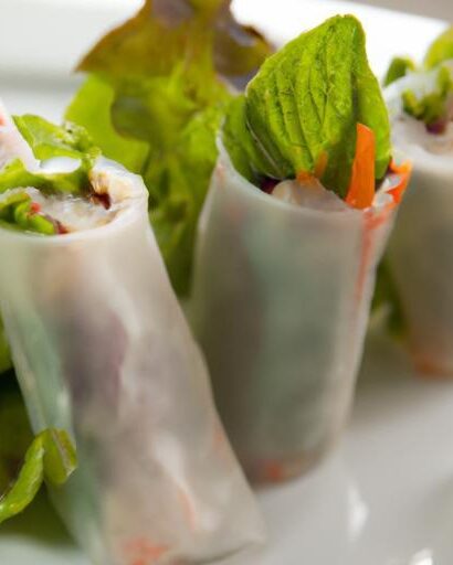 Fresh and Flavorful: The Art of Rice Paper Spring Rolls