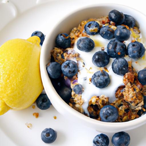 Zesty⁤ Blueberry Lemon Granola: A Bright Breakfast ⁢Boost