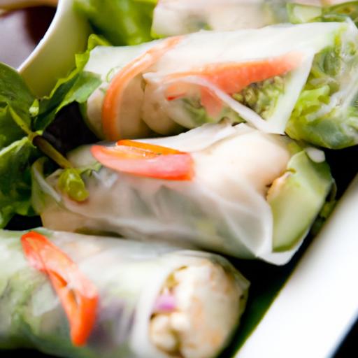 Fresh and Flavorful: The art of Rice Paper Spring Rolls