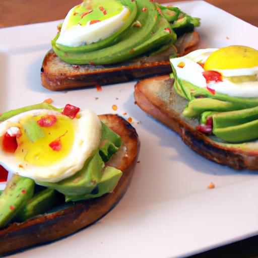 Egg Salad Avocado Toast: ‍A Colorful​ Culinary Illustration