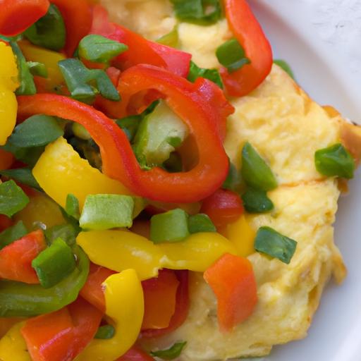 Colorful Scrambled Eggs with Bell Peppers: A Vibrant Twist