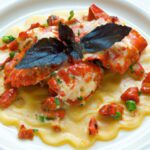 Decadent Lobster Ravioli with Silky Cream Sauce Delight