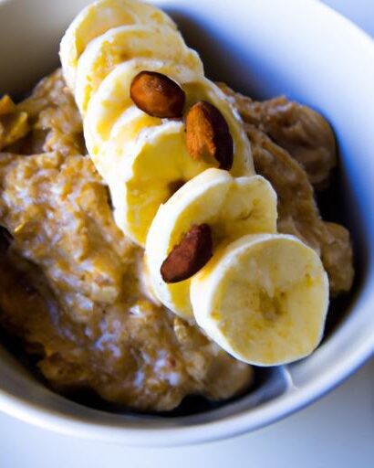 Nourish Your Morning: Almond Butter Banana Oatmeal Bliss