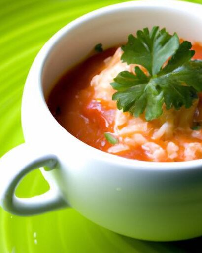 Tomato Rice Soup: A Comforting Bowl of Flavorful Warmth