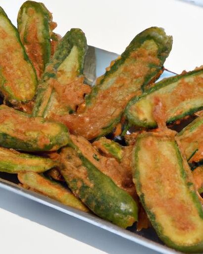 Crunchy Delights: The Art of Stuffed Fried Pickles Unveiled