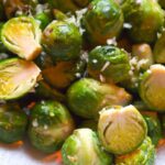 Crispy Parmesan Crusted Brussels Sprouts: A Savory Delight