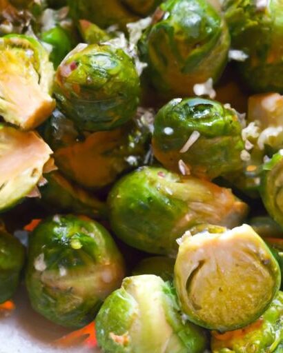 Crispy Parmesan Crusted Brussels Sprouts: A Savory Delight