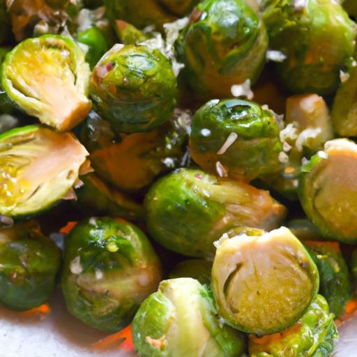 Crispy Parmesan Crusted Brussels Sprouts: A Savory Delight