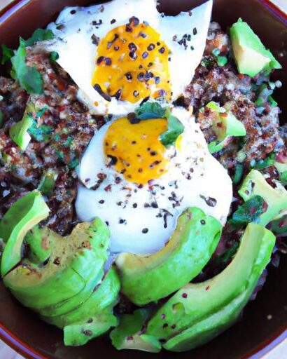 Power-Packed Avocado & Egg Quinoa Bowl: A Nutritious Boost