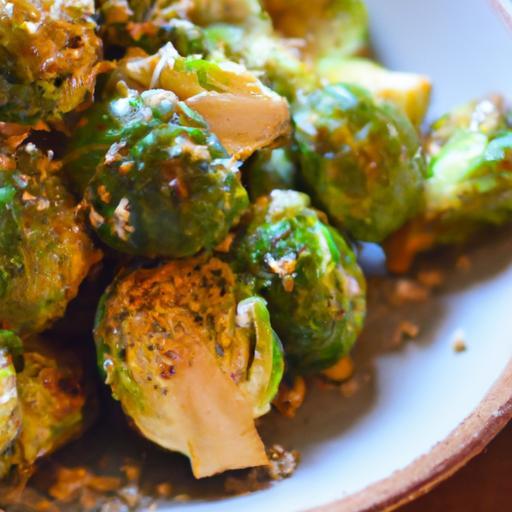 Golden Parmesan-Crusted Brussels Sprouts: A Savory Delight