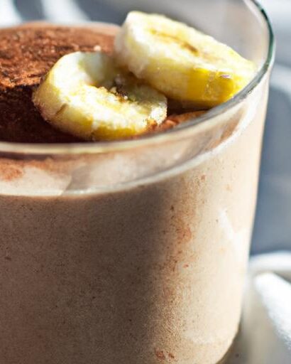 Velvety Chocolate Banana Smoothie: A Delicious Energy Boost