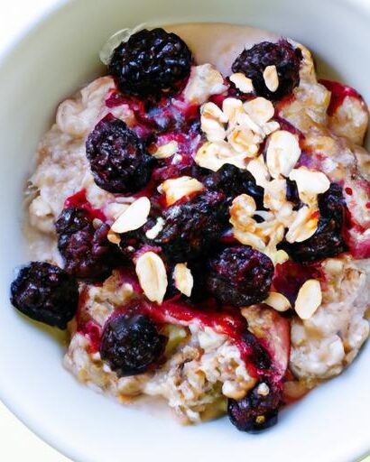 Mulberry Vanilla Oatmeal: A Sweet and Nutritious Breakfast Boost