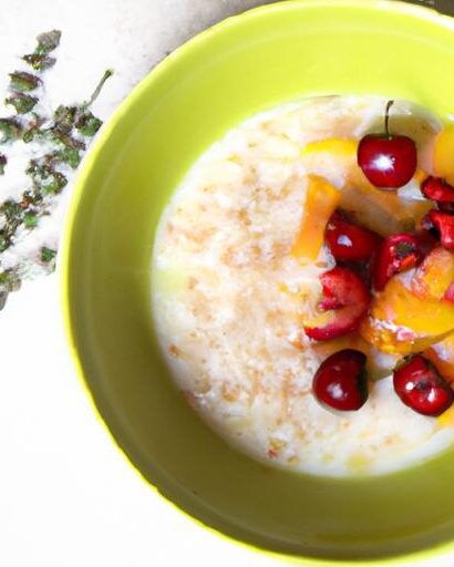 Marzipan Cherry Oatmeal: A Sweet Twist to Your Breakfast