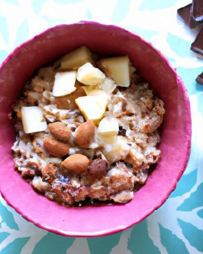 Mocha Oatmeal Magic: A Energizing Twist to Your Breakfast