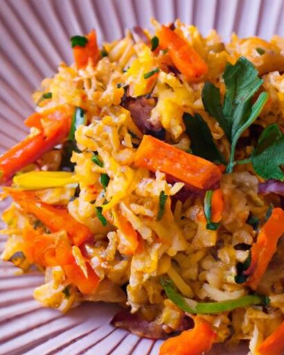 Flavorful Roasted Carrot Rice Pilaf: A Vibrant Twist on Tradition