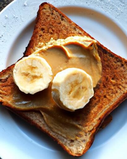 Fuel Your Day: Easy Vegan Toast with Peanut Butter & Banana