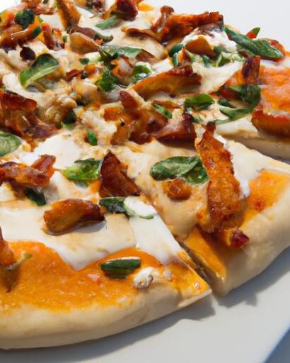 Savory Delights: The Irresistible Chicken Bacon Ranch Pizza