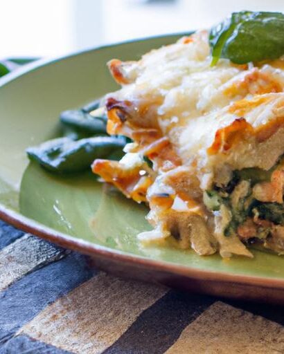 Wholesome Chicken and Spinach Lasagna: A Flavorful Twist