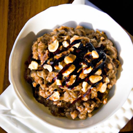 Decadent Chocolate Hazelnut Oatmeal: A Nutty Morning Boost