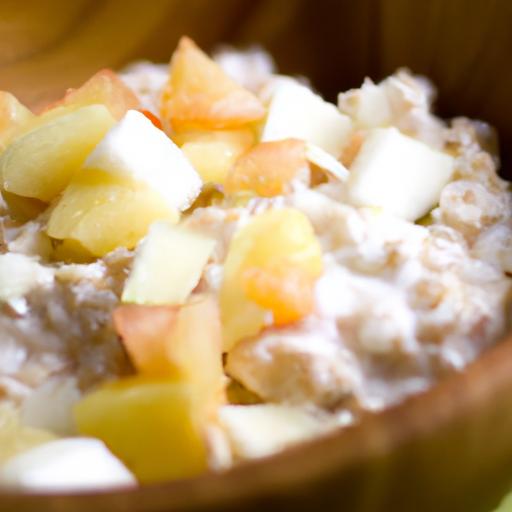tropical Twist: Pineapple coconut Oatmeal for a Bright Breakfast