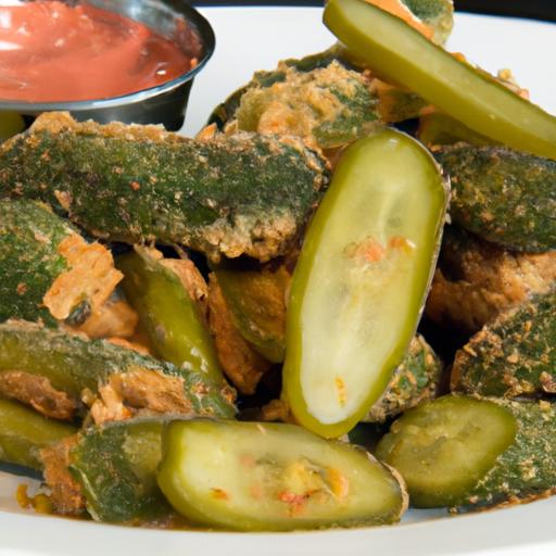 Crunchy Delights: The Art of Stuffed fried Pickles Unveiled