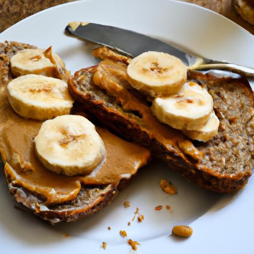 Fuel your Day: Easy Vegan Toast with Peanut Butter & Banana