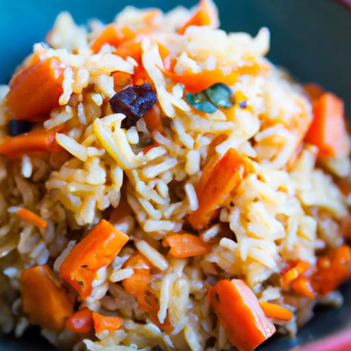 Flavorful Roasted Carrot Rice Pilaf: A Vibrant Twist on Tradition