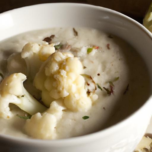 Cauliflower Soup: A​ Flavorful taste of the Mediterranean