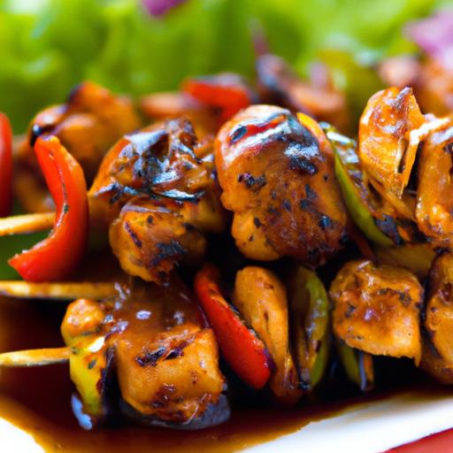 Sizzling Grilled⁣ Teriyaki Chicken Skewers: A ‍Flavorful Guide