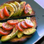 Brighten Breakfast: Avocado Toast with Roasted Tomatoes