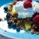 Tropical Twist: Coconut Yogurt with Granola & Berries Delight