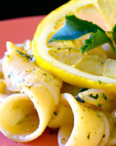 Zesty Lemon Pasta Sauce: Brighten Your Meals with Citrus Flair