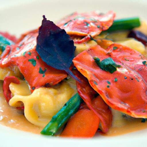 Decadent Lobster Ravioli with Silky Cream Sauce Delight
