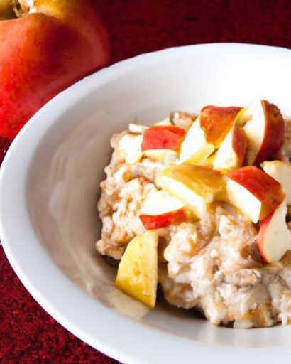 Spice Up Mornings with Cozy Chai Apple Oatmeal Bliss