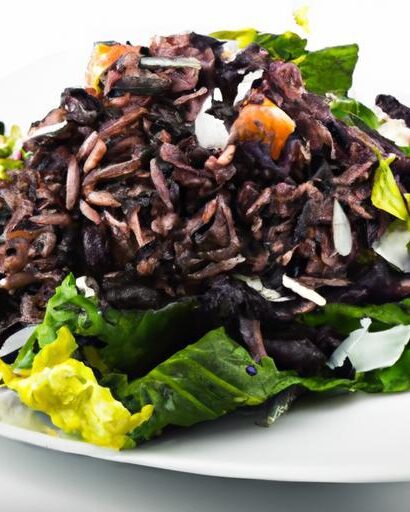 Discover the Bold Flavors of Nutritious Black Rice Salad
