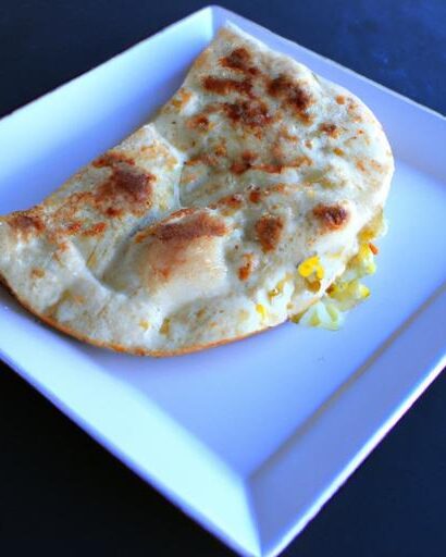 Fluffy Egg & Cheese Stuffed Pita: A Savory Morning Delight