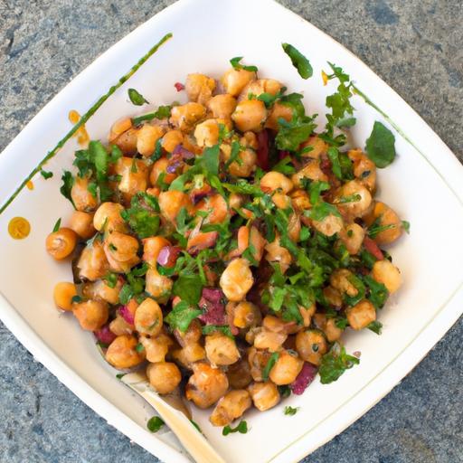 Zesty Moroccan Spiced Chickpea Salad: A Flavorful Delight