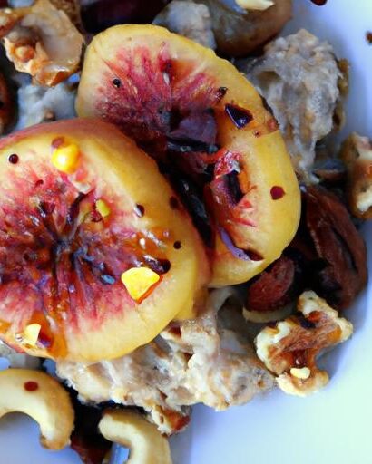 Wholesome Cashew Butter & Fig Oatmeal: A Nutty Sweet Boost