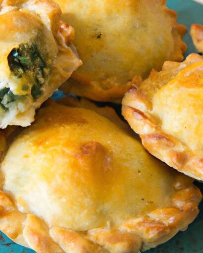 Delightful Mini Spinach and Cheese Pies: A Tasty Treat